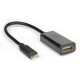 Hamlet XVAUC HDM4K cavo e adattatore video USB C HDMI tipo A Standard Nero