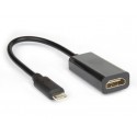 Hamlet XVAUC-HDM4K cavo e adattatore video USB tipo-C HDMI tipo A Standard Nero