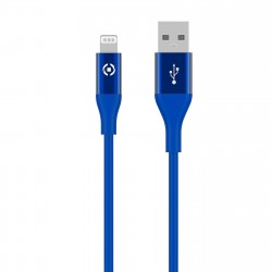 Celly USB LIGHTNING COLOR 3M BL