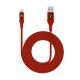Celly USB LIGHTNING COLOR 3M RD