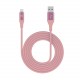 Celly USB LIGHTNING COLOR 3M PK