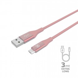 Celly USB MICRO COLOR 3M PK