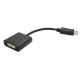 Nilox NX080200107 cavo di interfaccia e adattatore DisplayPort DVI D Nero