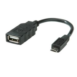 Nilox RO11.02.8311 cavo di interfaccia e adattatore Micro USB B USB 2.0 A Nero
