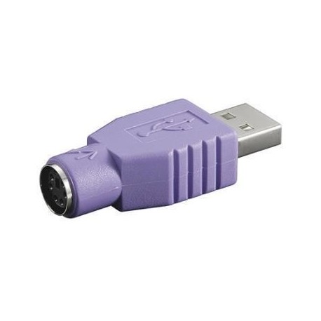 Nilox NX080500104 cavo di interfaccia e adattatore USB 2.0 PS2 Viola