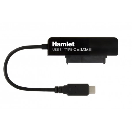 Hamlet Adattatore USB 3.1 Type C to SATA III per collegare hard disk o unit SSD con Serial ATA XADTC SATA