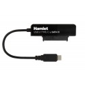 Hamlet Adattatore USB 3.1 Type-C to SATA III per collegare hard disk o unità SSD con Serial ATA XADTC-SATA