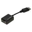 Nilox LKADAT19 cavo e adattatore video 0,15 m VGA D-Sub DisplayPort Nero