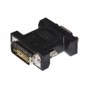 Nilox LKADAT29 adattatore per inversione del genere dei cavi DVI-I VGA Nero