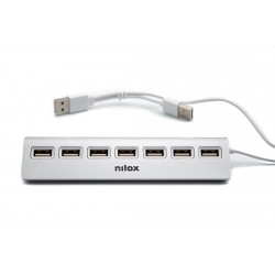 Nilox Hub 7 porte USB 2.0 NXHU7ALU2
