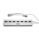 Nilox Hub 7 porte USB 2.0 NXHU7ALU2