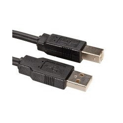 Nilox 1.8m USB2.0 cavo USB 1,8 m USB A USB B Nero CRO11028818