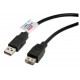 Nilox 3m USB2.0 cavo USB USB A Nero CRO11028960