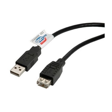 Nilox 0.8m USB2.0 cavo USB 0,8 m USB A Nero CRO11028947
