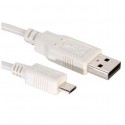 Nilox 1.8m USB 2.0 A - Micro USB 2.0 B MM cavo USB 1,8 m USB A Micro-USB B Bianco ROS3152