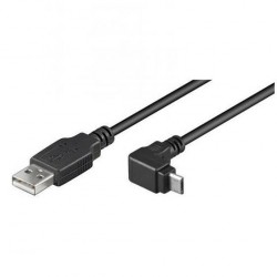Nilox USB A Micro USB B, 1.8m cavo USB 1,8 m Nero NX090301120