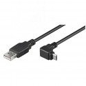 Nilox USB A - Micro-USB B, 1.8m cavo USB 1,8 m USB 2.0 Nero NX090301120