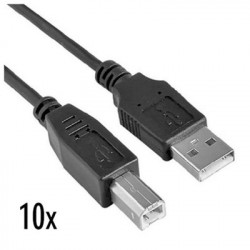 Nilox NX090301134 cavo USB 1,8 m USB A USB B Nero