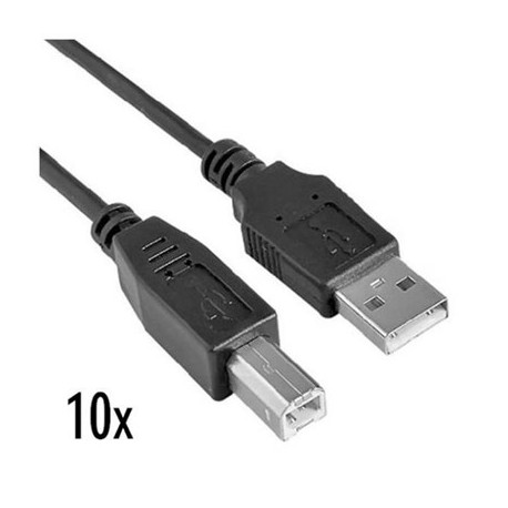 Nilox NX090301134 cavo USB 1,8 m USB A USB B Nero