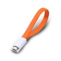 Nilox 0.2m USB 2.0 A - Micro USB 2.0 B MM cavo USB 0,2 m USB A Micro-USB B Arancione P019-UMC-OG-0.2