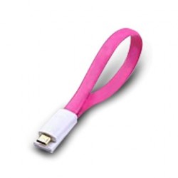 Nilox 0.2m USB 2.0 A Micro USB 2.0 B MM cavo USB 0,2 m USB A Micro USB B Rosa P019 UMC PK 0.2