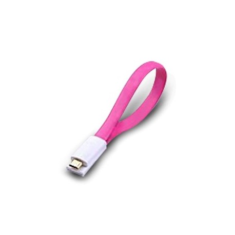 Nilox 0.2m USB 2.0 A Micro USB 2.0 B MM cavo USB 0,2 m USB A Micro USB B Rosa P019 UMC PK 0.2