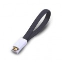 Nilox 0.2m USB 2.0 A - Micro USB 2.0 B MM cavo USB 0,2 m USB A Micro-USB B Nero P019-UMC-BK-0.2