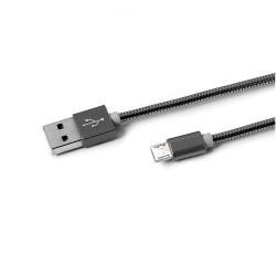 Celly USBMICROSNAKEDS cavo USB 2.0 USB A Micro USB A Nero
