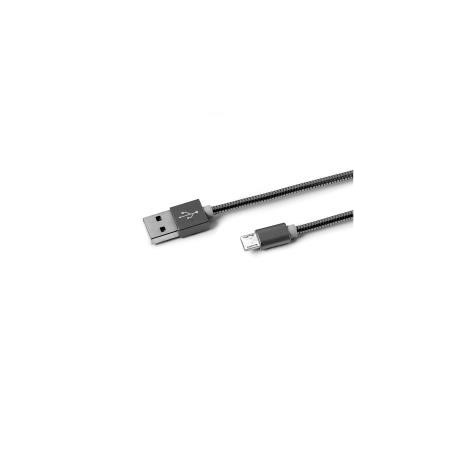 Celly USBMICROSNAKEDS cavo USB 2.0 USB A Micro USB A Nero