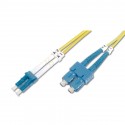 WP Europe C-FP0-9LCSC-010 cavo a fibre ottiche 1 m LC SC OS2 Giallo