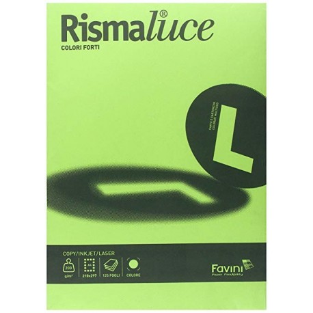 Favini Rismaluce carta inkjet A4 210x297 mm Verde A69M144