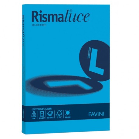 Favini Rismaluce carta inkjet A4 210x297 mm Blu A69G544