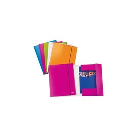 Leitz WOW folder 3 flap Policarbonato Rosa cartella 39830023