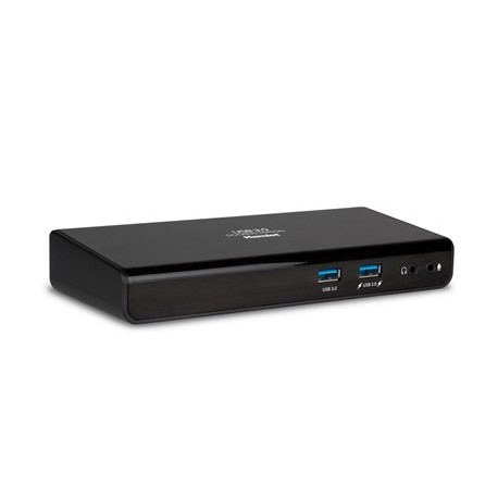 Hamlet Docking Station USB 3.0 Dual Display dual display DVI e HDMI, hub con 6 porte usb, LAN E AUDIO HDOCKS300