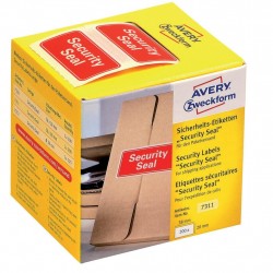 Avery 7311 etichetta per stampante Rosso Etichetta per stampante autoadesiva