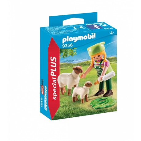 Playmobil SpecialPlus Farmer with Sheep personaggio per gioco di costruzione 9356