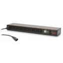 APC AP7920B unità di distribuzione dellenergia PDU 8 presae AC 0U1U Nero AP7920B