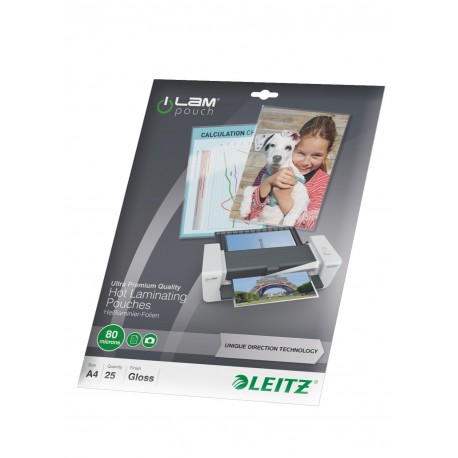 Leitz iLAM UDT 25pezzoi pellicola per plastificatrice 74790000