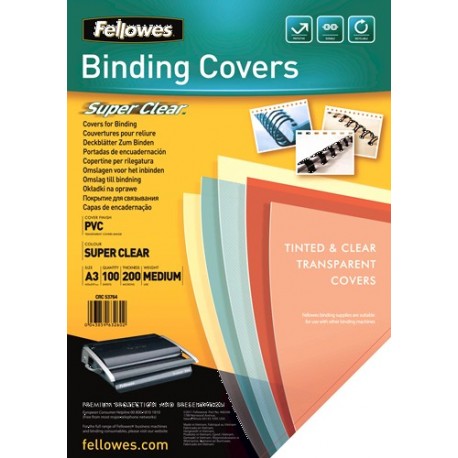 Fellowes 53764 A3 PVC Trasparente 100pezzoi cartellina