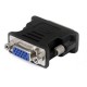 StarTech.com Adattatore DVI a VGA Cavo Convertitore DVI a VGA Maschio Femmina Nero DVIVGAMFBK