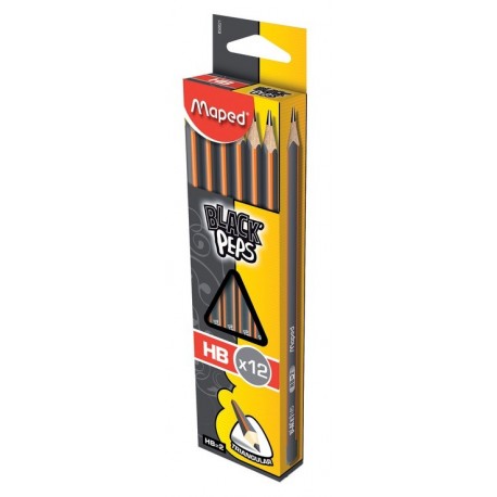 Maped BlackPeps HB HB 12pezzoi matita di grafite 850021