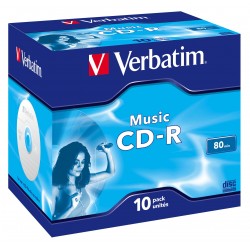 Verbatim Music CD R 700 MB 10 pezzoi 43365