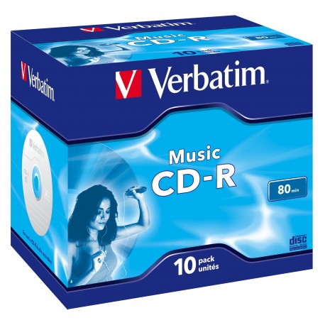 Verbatim Music CD R 700 MB 10 pezzoi 43365