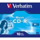 Verbatim Music CD R 700 MB 10 pezzoi 43365