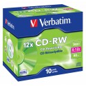 Verbatim CD-RW 12x 700 MB 10 pz 43148