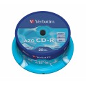 Verbatim CD-R AZO Crystal 700 MB 25 pz 43352