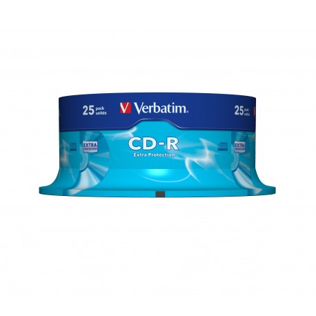 Verbatim CD R Extra Protection 700 MB 25 pezzoi 43432