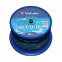 Verbatim CD-R AZO Crystal 700 MB 50 pz 43343