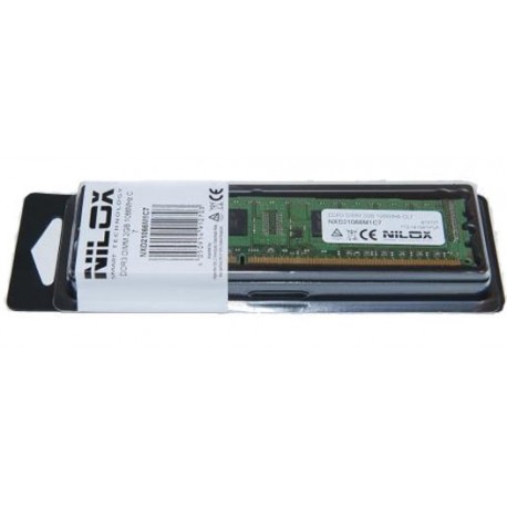 Nilox 2GB PC3 1066 2GB DDR3 1066MHz memoria NXD21066M1C7