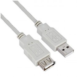 Nilox 1.8m USB 2.0 cavo USB 1,8 m USB A Grigio NX090301110